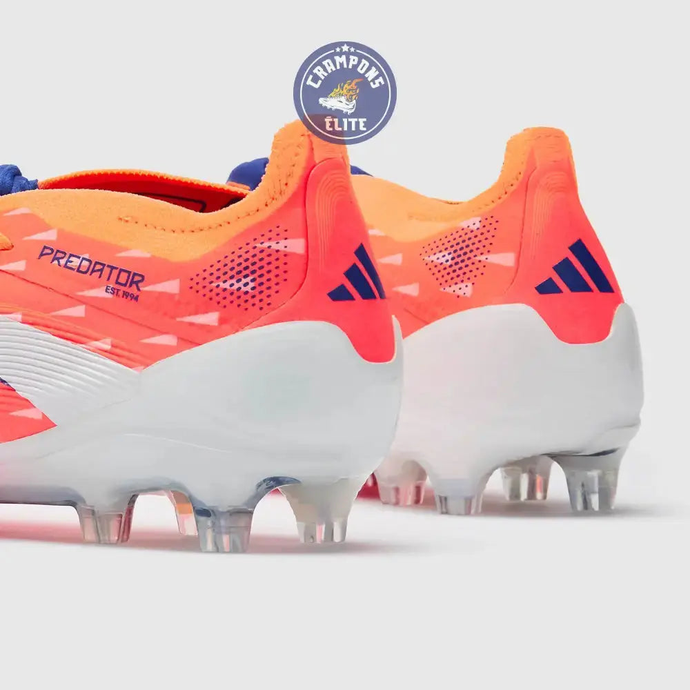 Image of PREDATOR ELITE FOLD-OVER TONGUE FG CORAL BLAZE - CORAL/BLANC/BEAM ORANGE
