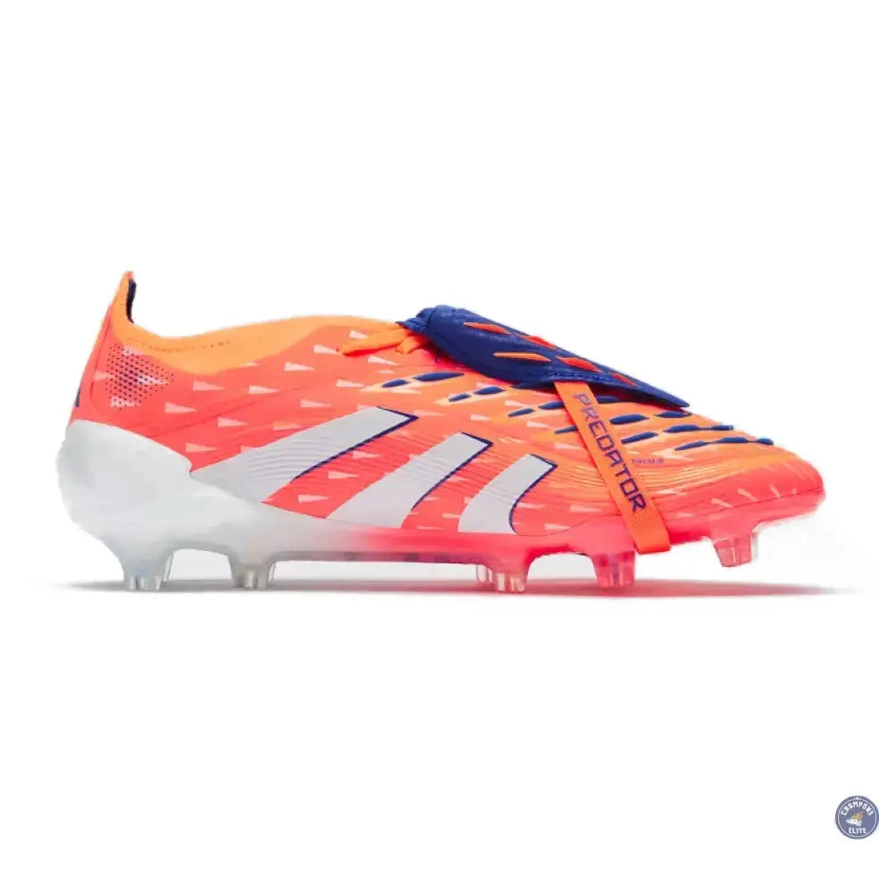 Adidas Predator Elite Fold-over Tongue FG Coral Blaze - Coral/Blanc/Orange