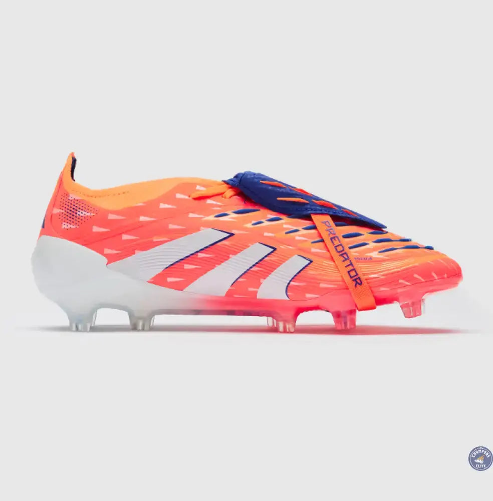 PREDATOR ELITE FOLD-OVER TONGUE FG CORAL BLAZE - CORAL/BLANC/BEAM ORANGE
