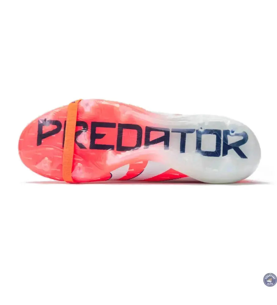 Adidas Predator Elite Fold-over Tongue FG Coral Blaze - Coral/Blanc/Orange