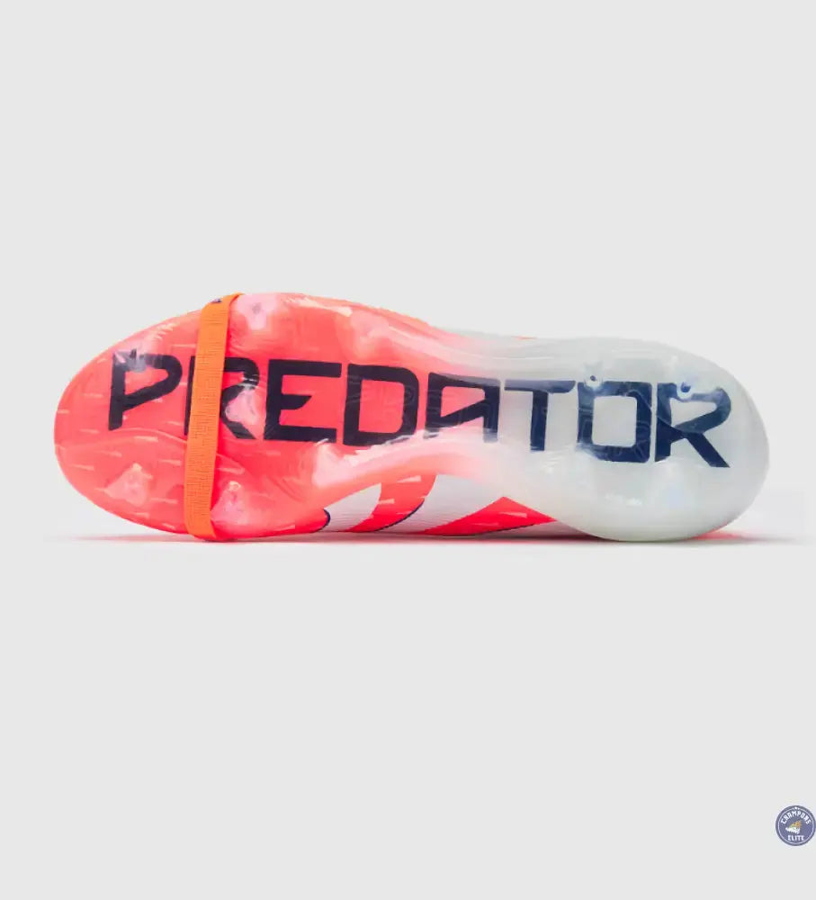 PREDATOR ELITE FOLD-OVER TONGUE FG CORAL BLAZE - CORAL/BLANC/BEAM ORANGE