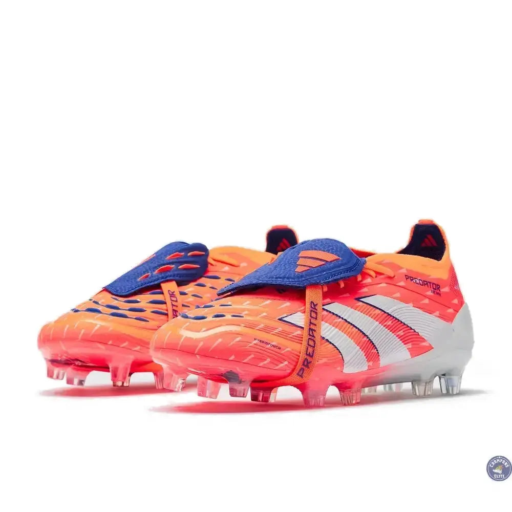Adidas Predator Elite Fold-over Tongue FG Coral Blaze - Coral/Blanc/Orange