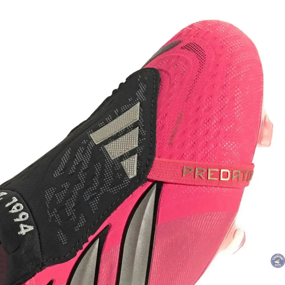 Image of Adidas Predator Elite Fold-over Tongue FG - Solar Turbo/Thermal Chrome/Noir - Crampons Elite