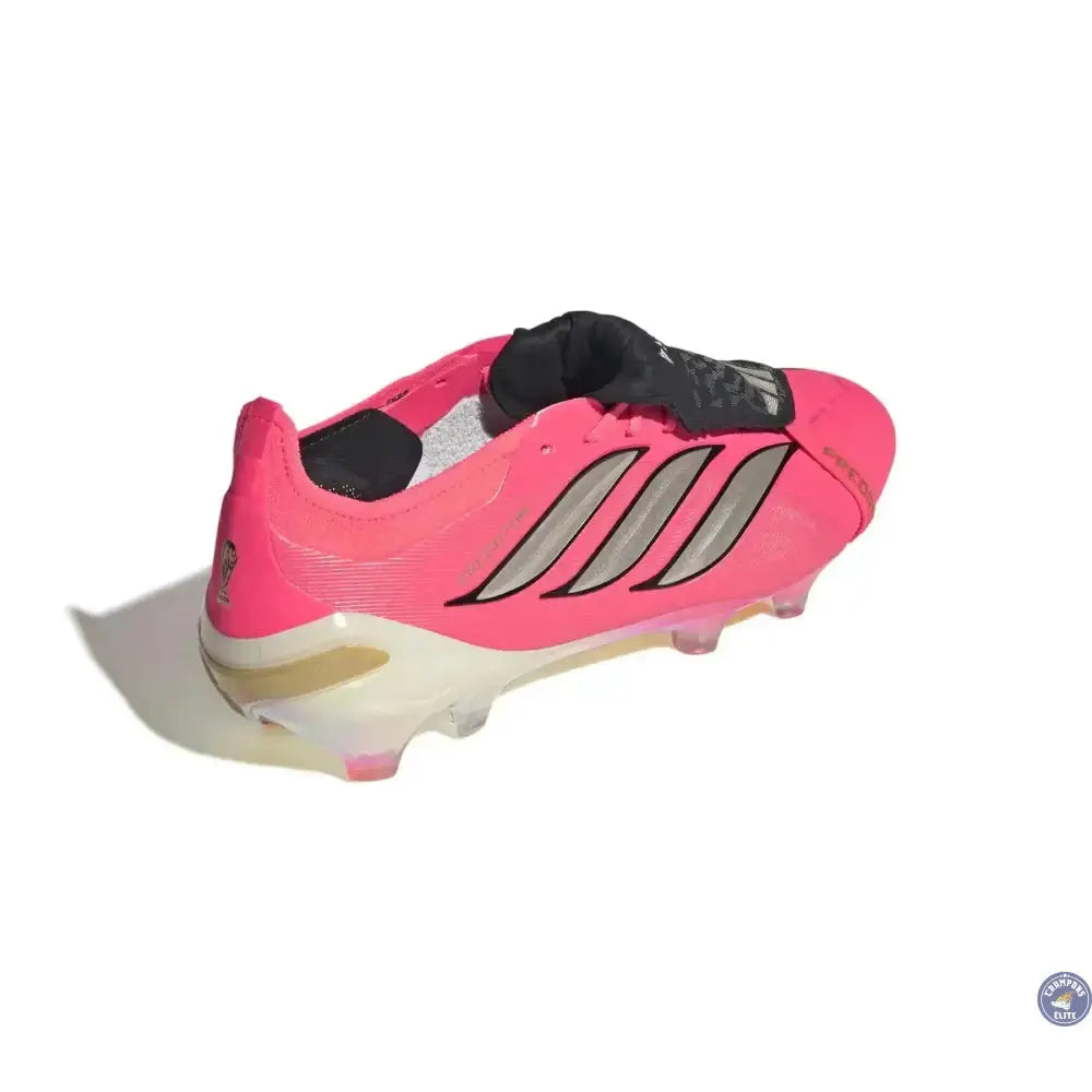 Image of Adidas Predator Elite Fold-over Tongue FG - Solar Turbo/Thermal Chrome/Noir - Crampons Elite