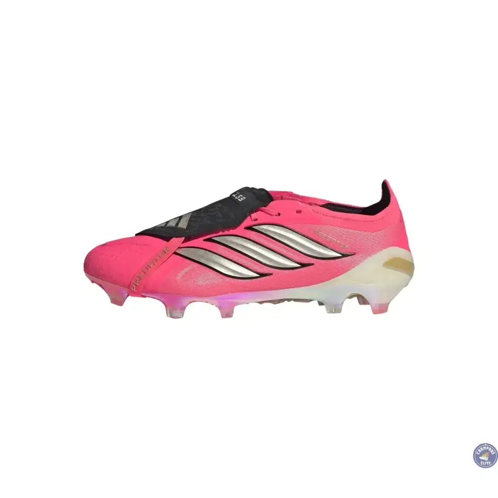 Adidas Predator Elite Fold-over Tongue FG - Solar Turbo/Thermal Chrome/Noir - Crampons Elite