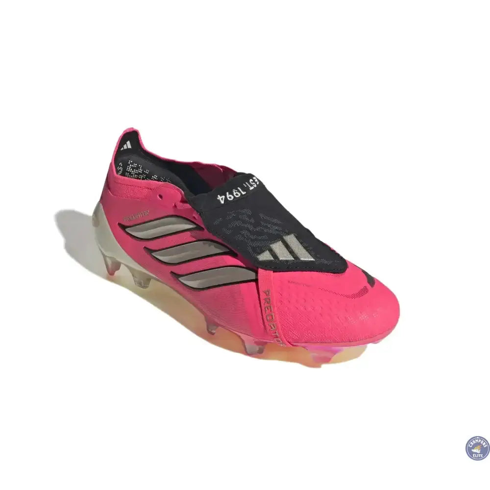 Image of Adidas Predator Elite Fold-over Tongue FG - Solar Turbo/Thermal Chrome/Noir - Crampons Elite