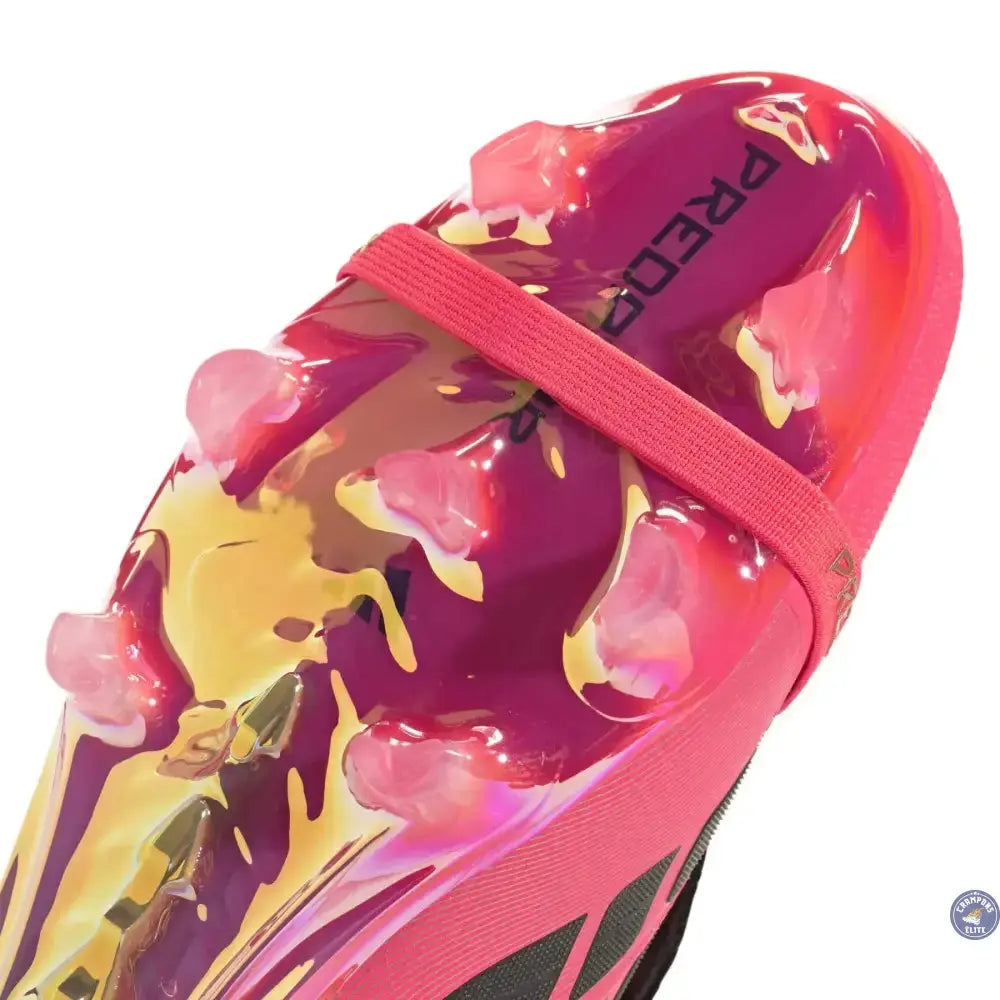 Adidas Predator Elite Fold-over Tongue FG - Solar Turbo/Thermal Chrome/Noir - Crampons Elite