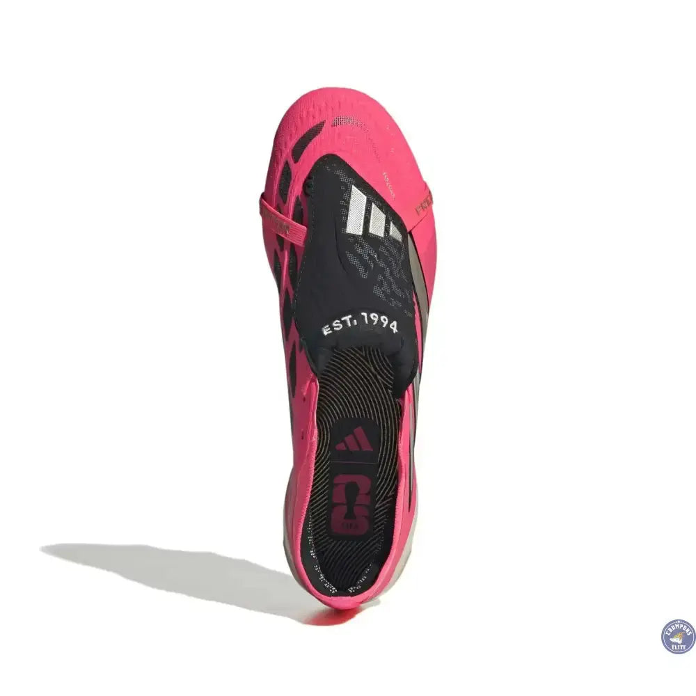 Adidas Predator Elite Fold-over Tongue FG - Solar Turbo/Thermal Chrome/Noir - Crampons Elite