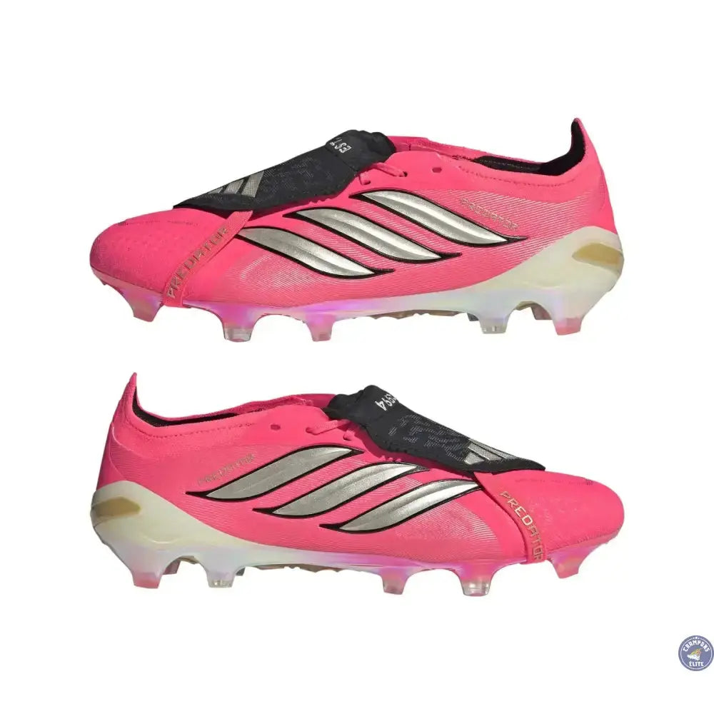 Adidas Predator Elite Fold-over Tongue FG - Solar Turbo/Thermal Chrome/Noir - Crampons Elite