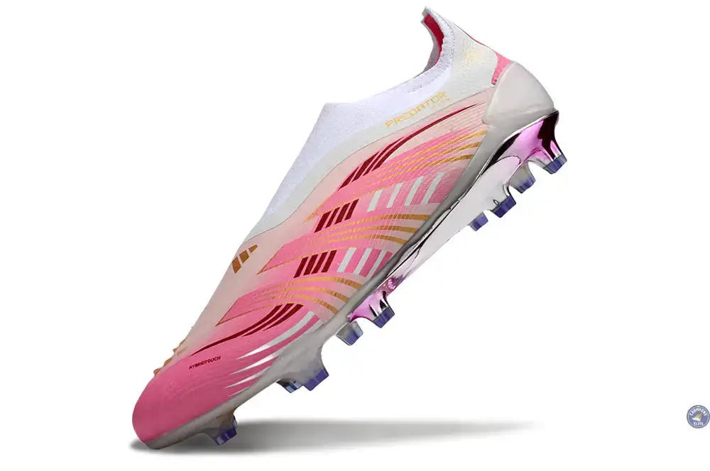 Predator Elite Laceless FG Rose/Blanc/Or
