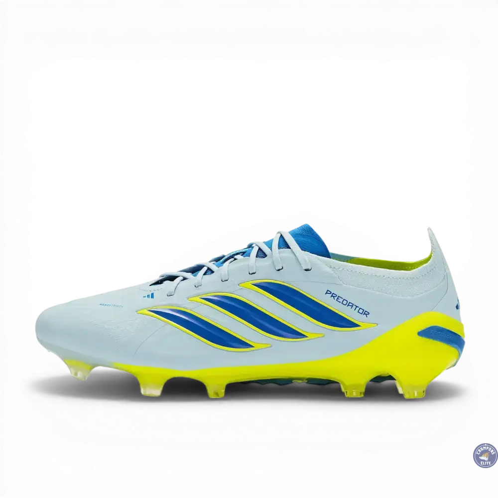 Image of Predator Lacets FG - Ciel Cristal/Bleu Ray/Team Jaune Solaire