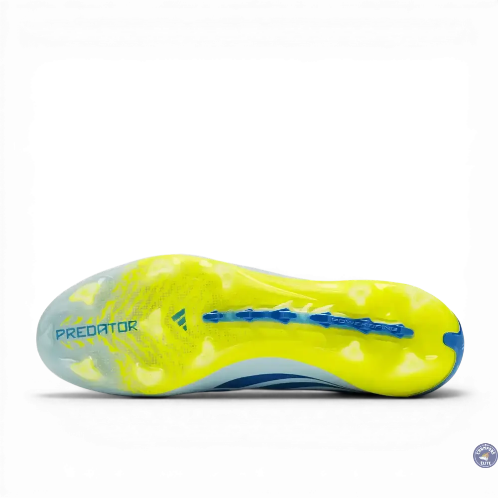 Image of Predator Lacets FG - Ciel Cristal/Bleu Ray/Team Jaune Solaire