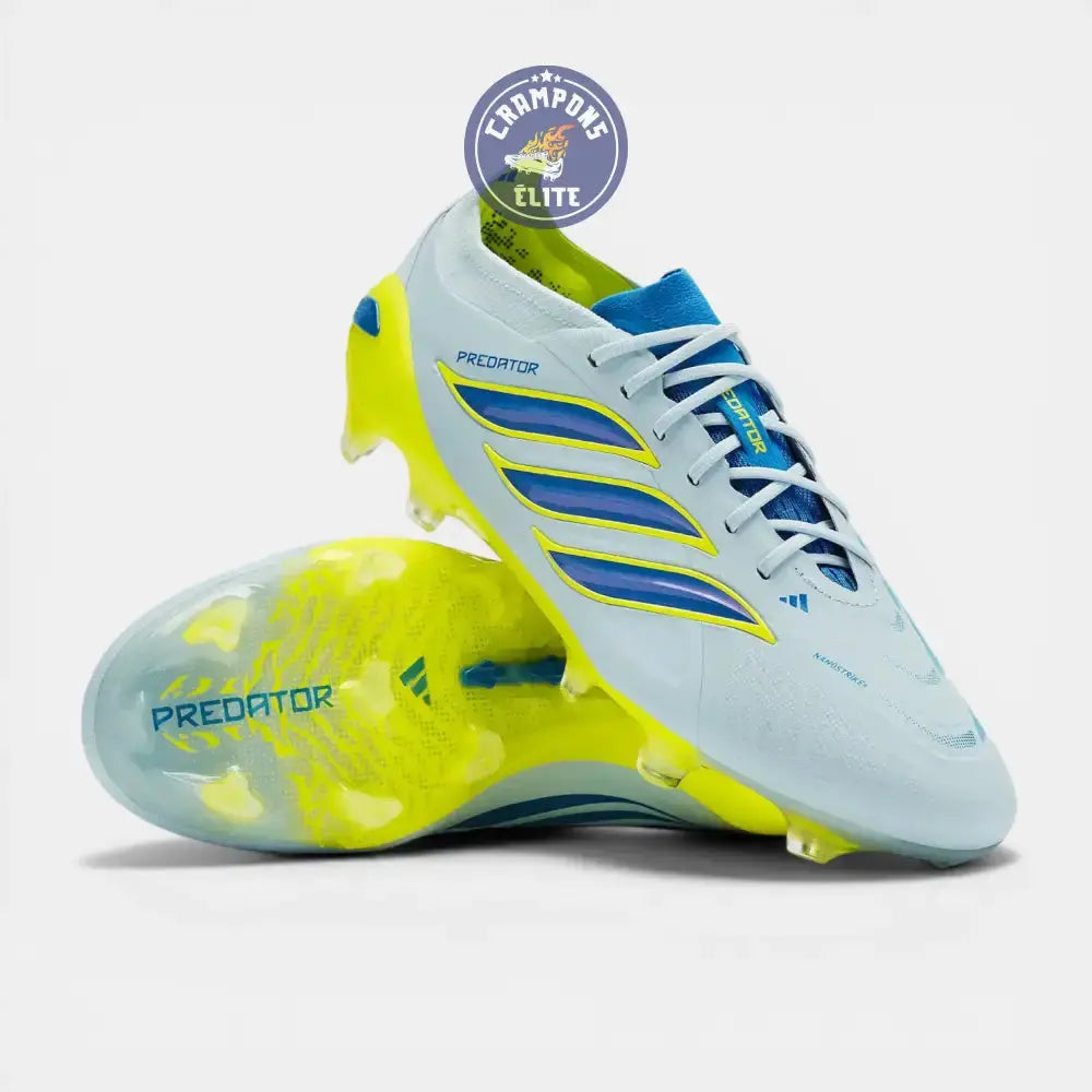 Predator Lacets FG - Ciel Cristal/Bleu Ray/Team Jaune Solaire