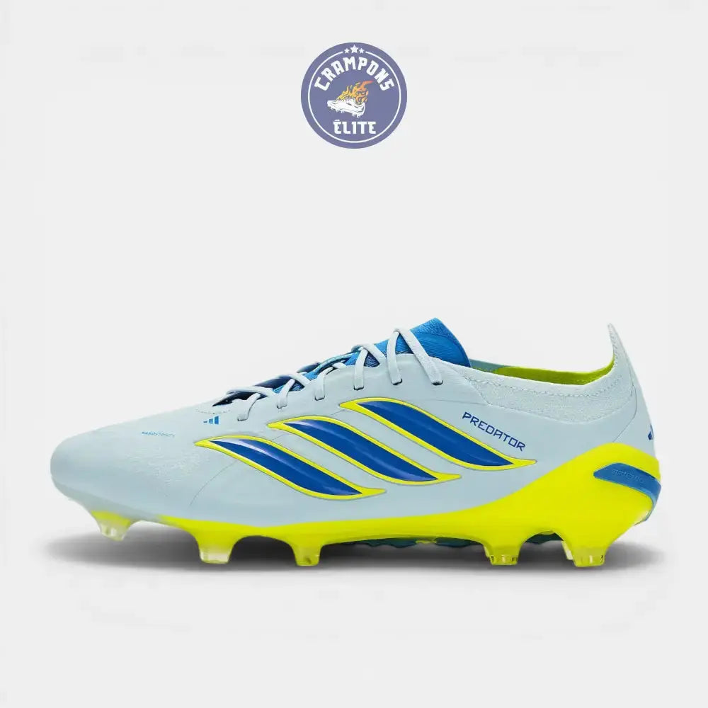 Image of Predator Lacets FG - Ciel Cristal/Bleu Ray/Team Jaune Solaire