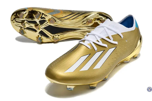 ADIDAS X SPEEDPORTAL MESSI.1 FG LEYENDA - DORÉ/BLANC/BLEU