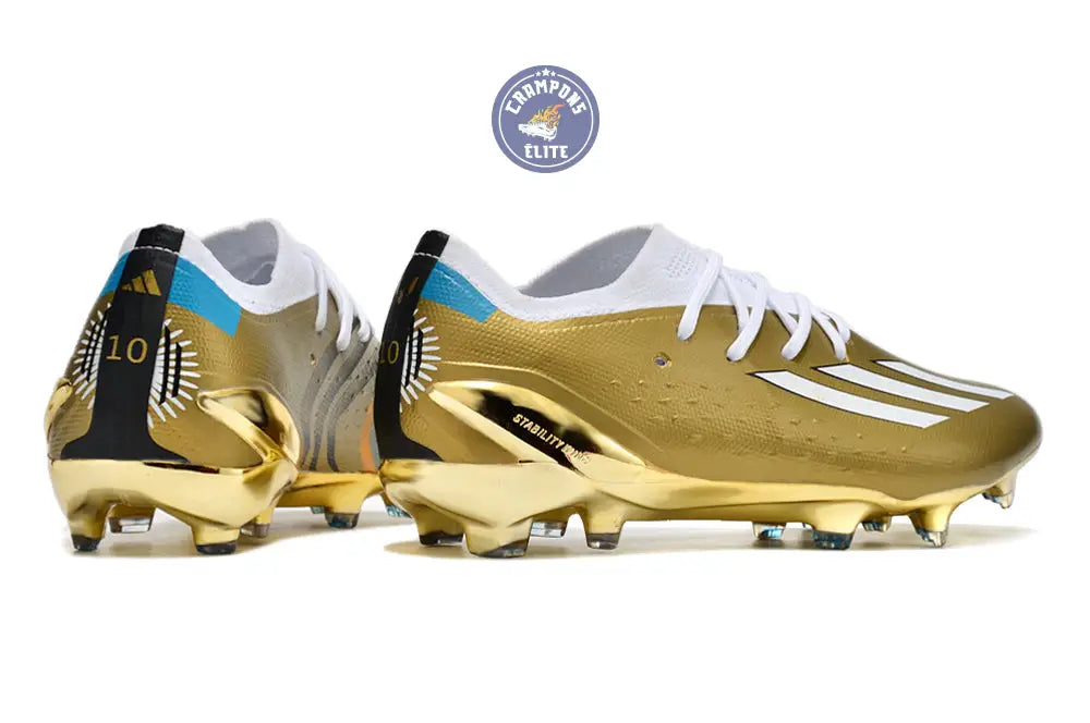 ADIDAS X SPEEDPORTAL MESSI.1 FG LEYENDA - DORÉ/BLANC/BLEU