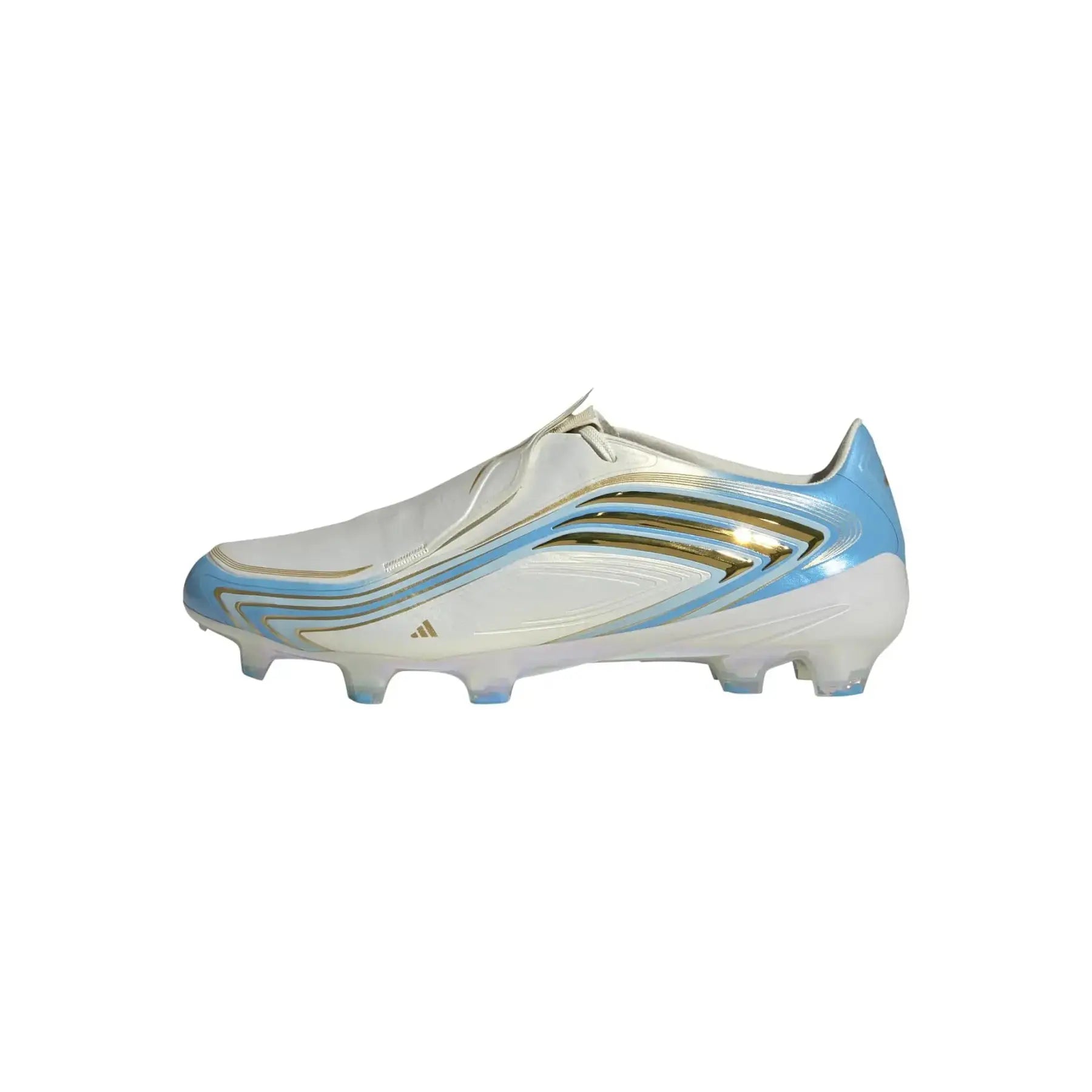 Image of Adidas F50 Messi Elite FG - Blanc/Bleu/Or
