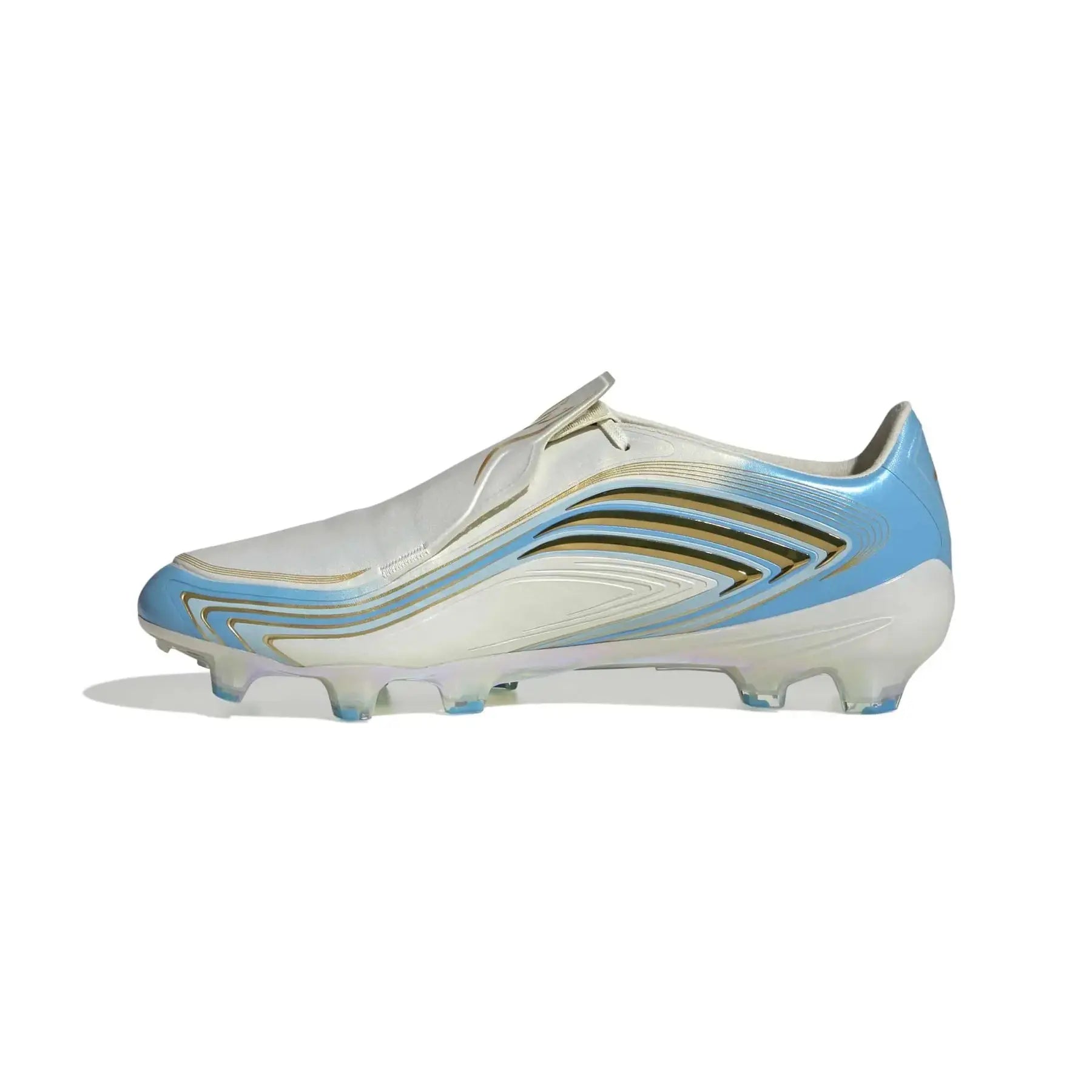 Image of Adidas F50 Messi Elite FG - Blanc/Bleu/Or