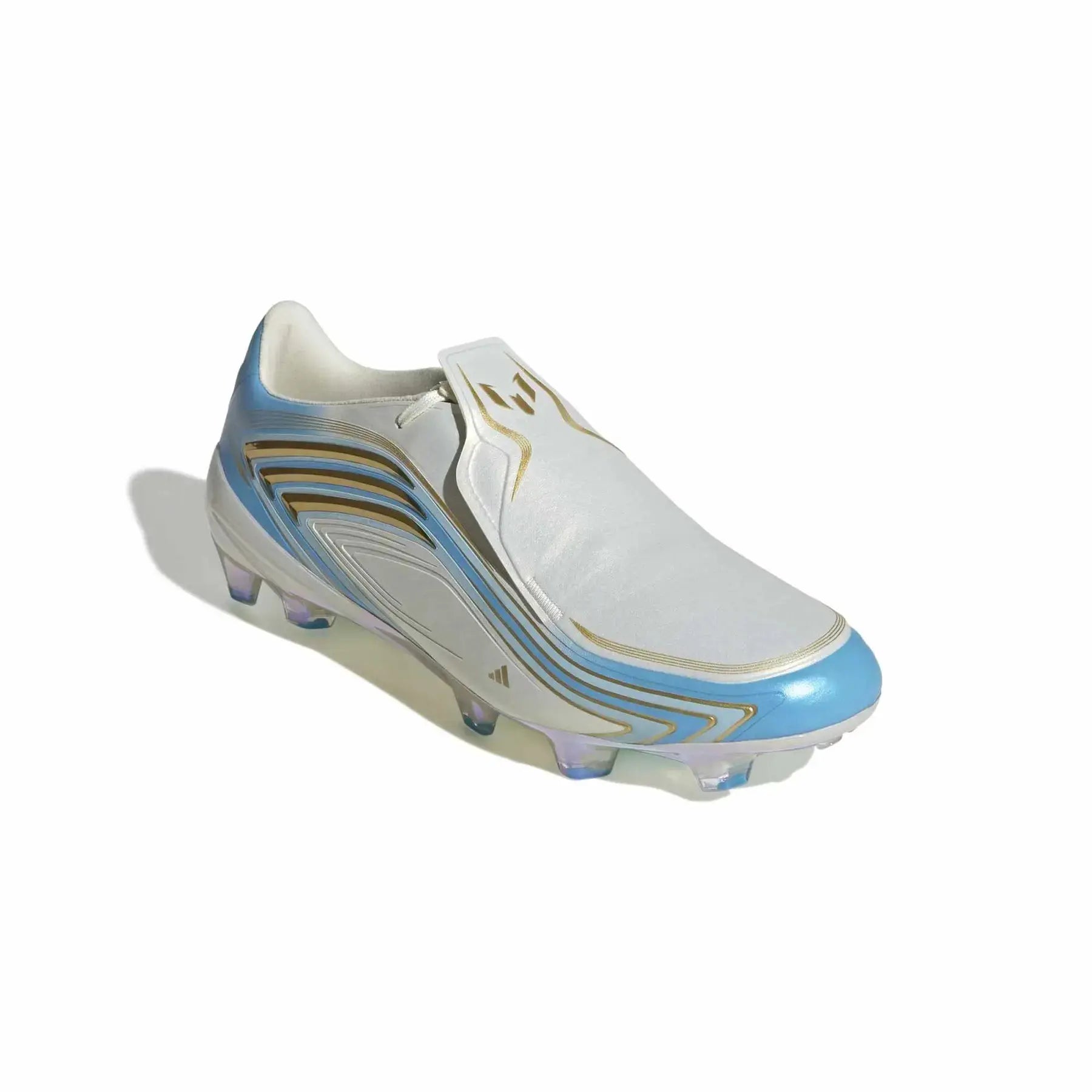 Image of Adidas F50 Messi Elite FG - Blanc/Bleu/Or