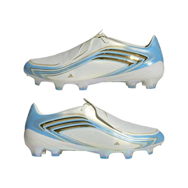 Adidas F50 Messi Elite FG - Blanc/Bleu/Or