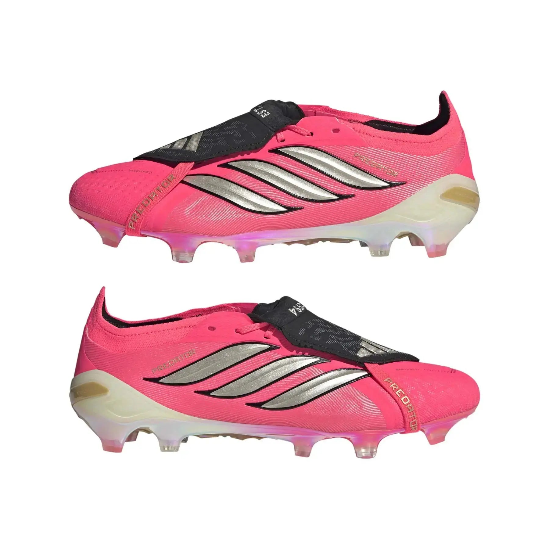 Image of Adidas Predator Elite Fold-over Tongue FG - Solar Turbo/Thermal Chrome/Noir - Crampons Elite