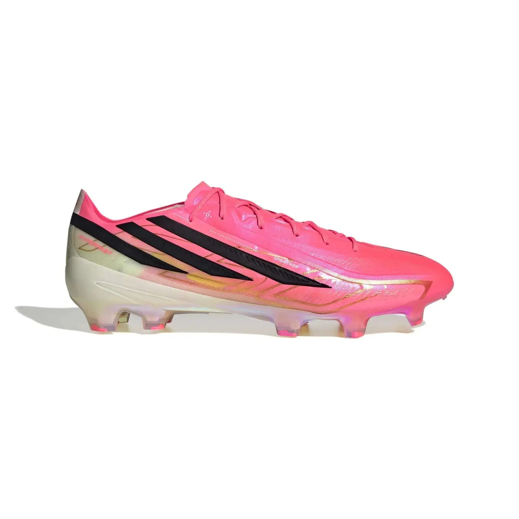 Image of Adidas F50 Hyperfast Elite FG - Solar Turbo/Noir/Doré - Crampons Elite
