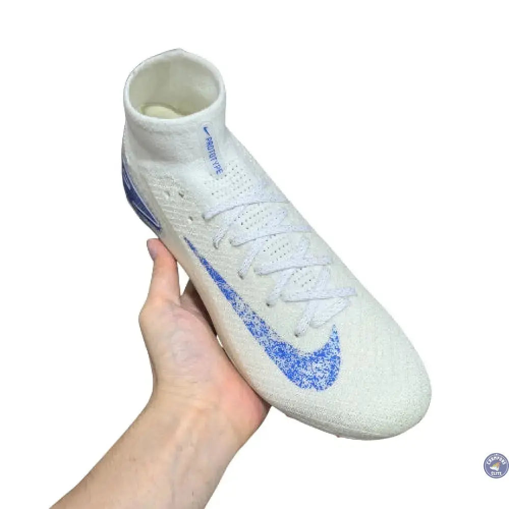 Image of Air Zoom Mercurial Superfly 10 AG Blueprint - Blanc/Bleu