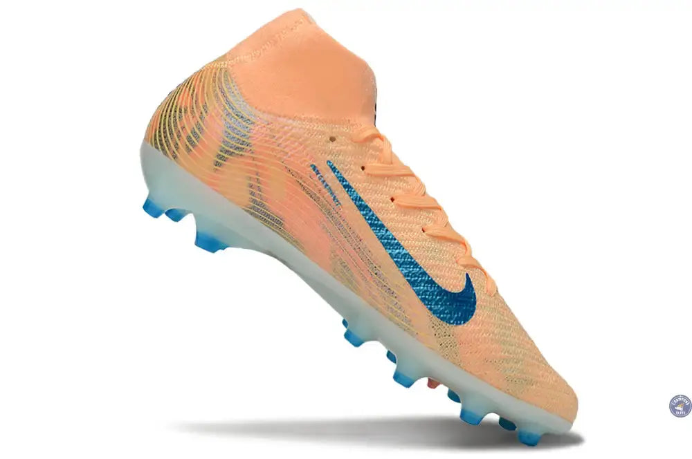 Air Zoom Mercurial Superfly 10 AG Kylian Mbappe - Orange/Bleu turquoise