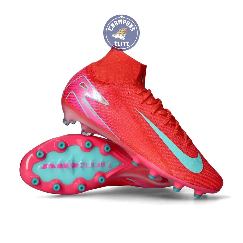 Image of Air Zoom Mercurial Superfly 10 AG-PRO Mad Energy - Rouge/Vert