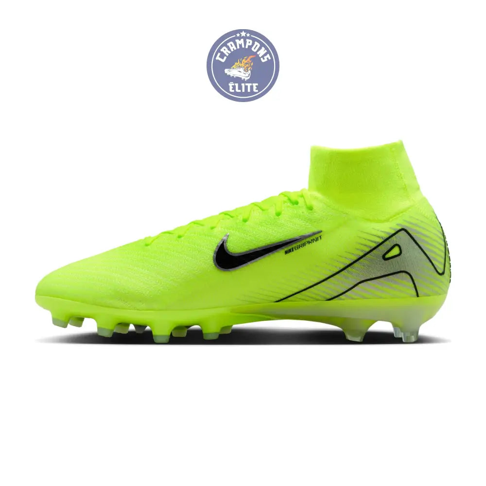 Image of Air Zoom Mercurial Superfly 10 AG - Vert/Jaune/Argenté/Noir
