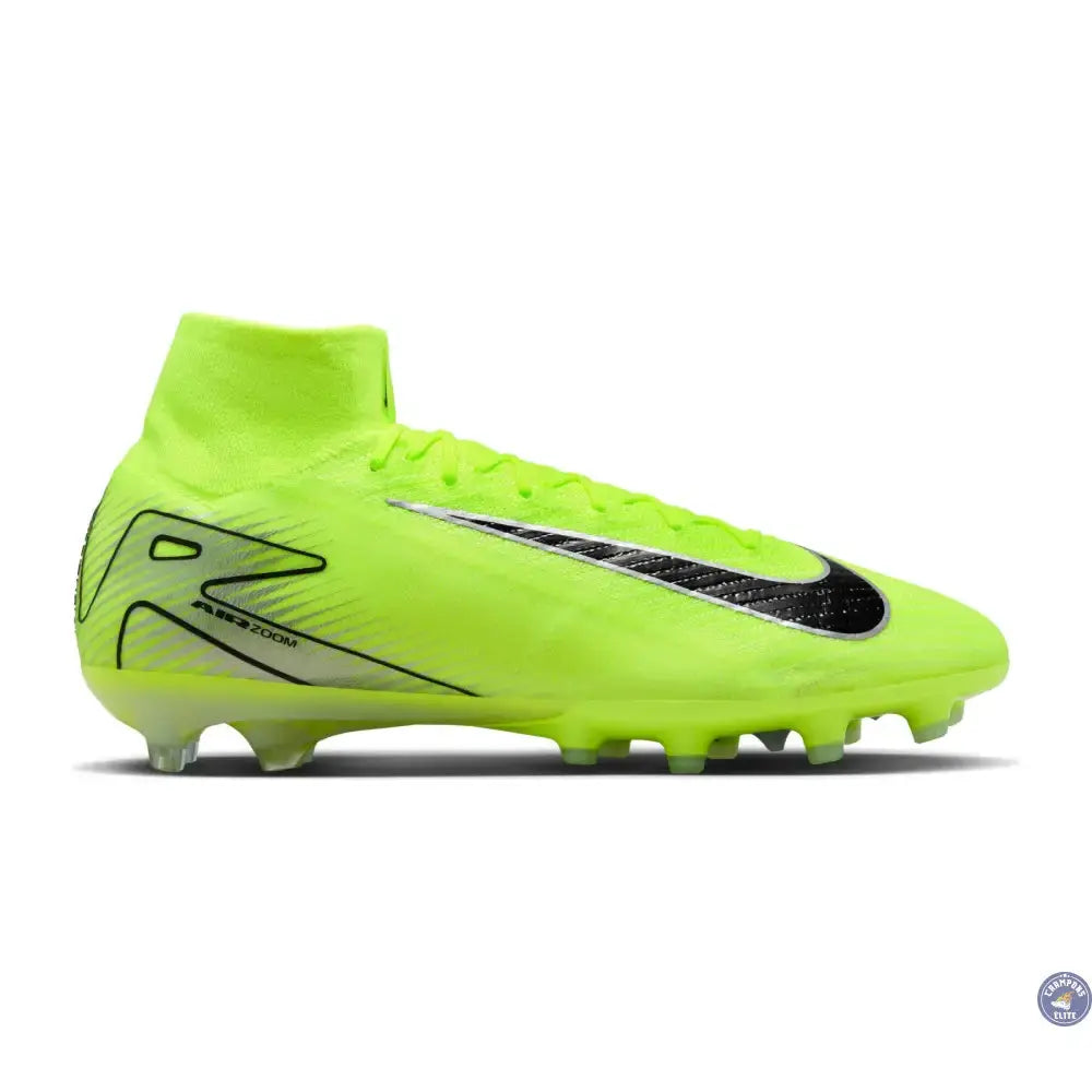 Image of Air Zoom Mercurial Superfly 10 AG - Vert/Jaune/Argenté/Noir