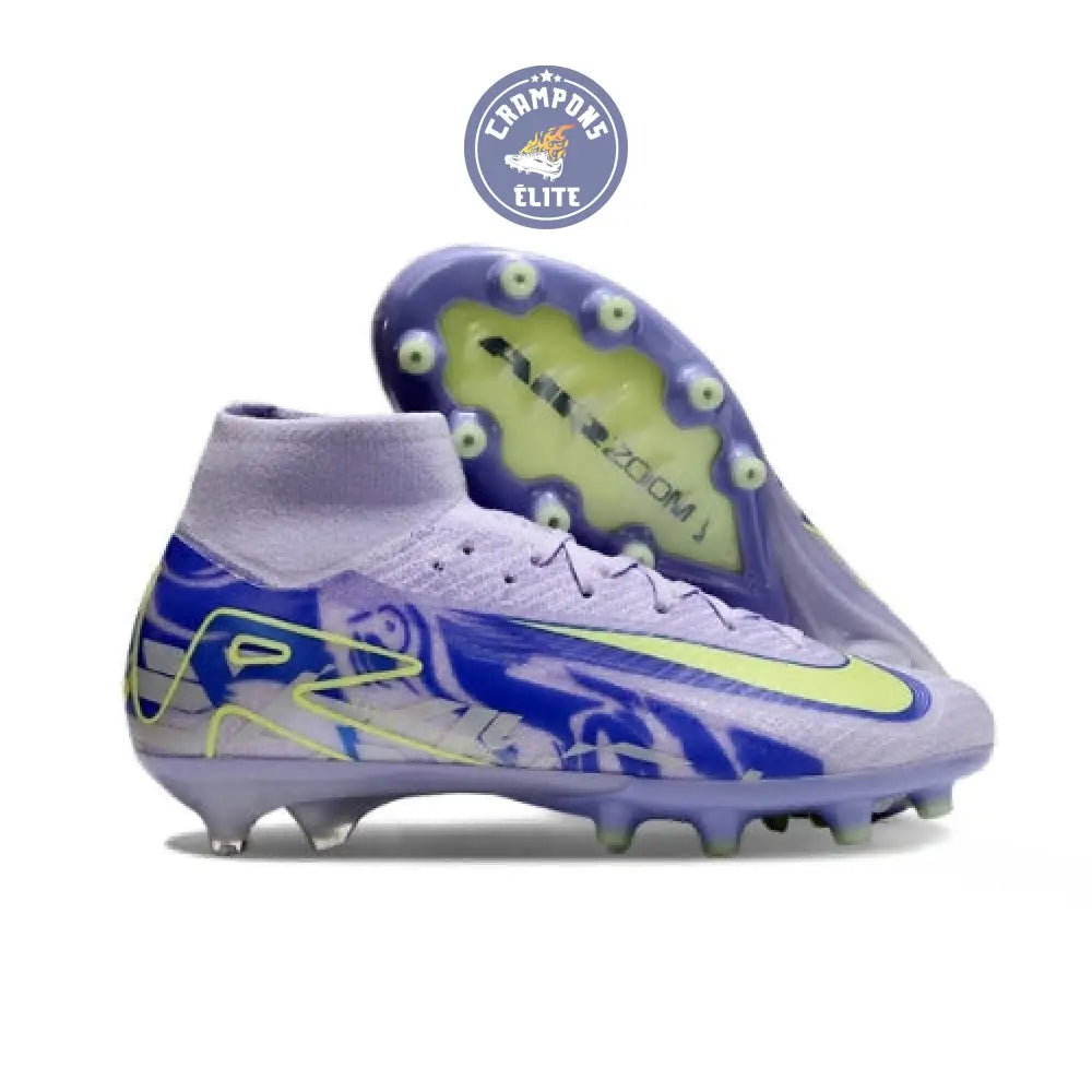 Image of Air Zoom Mercurial Superfly 10 AG - Violet/Bleu/Vert