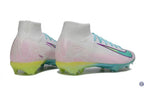 Nike Air Zoom Mercurial Superfly 10 FG - Blanc/Turquoise/Rose/Jaune Fluo