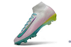 Nike Air Zoom Mercurial Superfly 10 FG - Blanc/Turquoise/Rose/Jaune Fluo