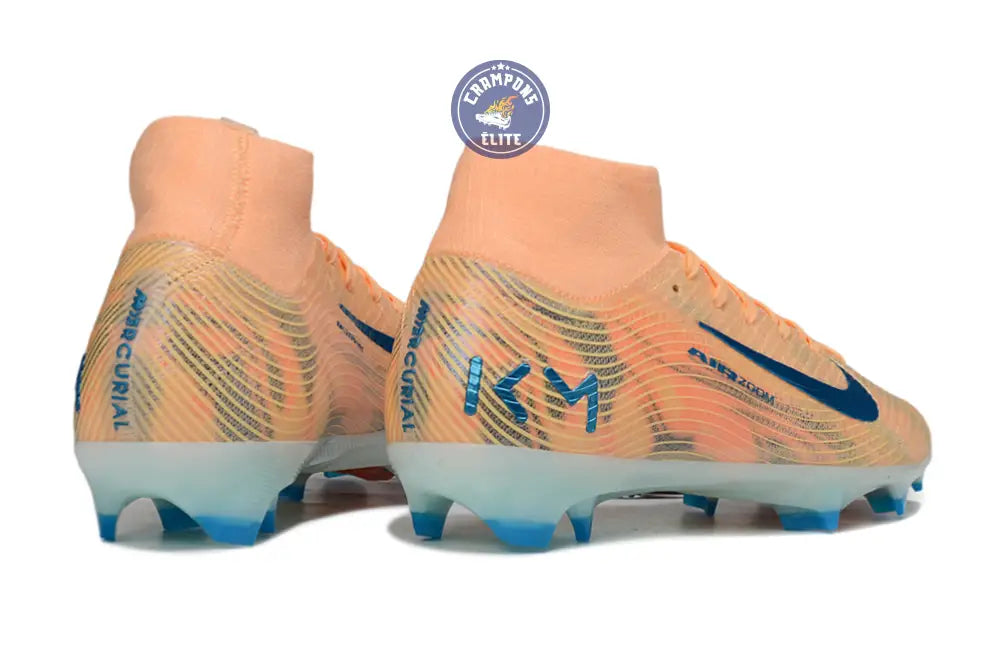Air Zoom Mercurial Superfly 10 FG Kylian Mbappe - Orange/Bleu turquoise