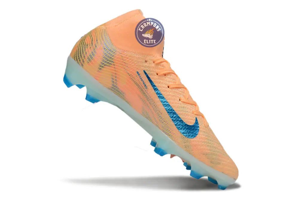 Air Zoom Mercurial Superfly 10 FG Kylian Mbappe - Orange/Bleu turquoise