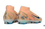 Air Zoom Mercurial Superfly 10 FG Kylian Mbappe - Orange/Bleu turquoise