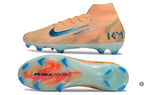 Air Zoom Mercurial Superfly 10 FG Kylian Mbappe - Orange/Bleu turquoise