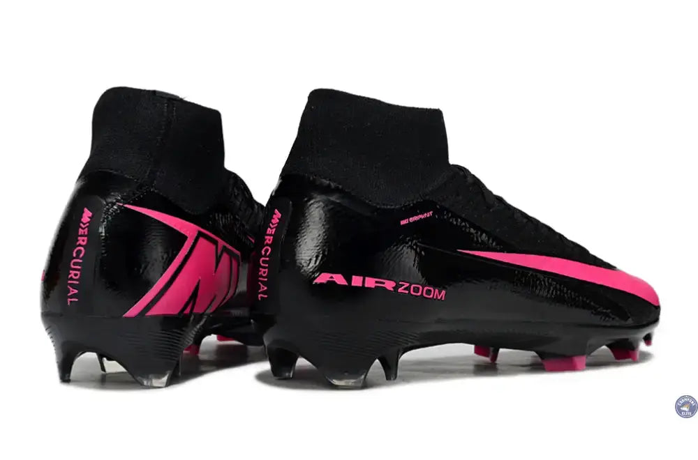 Image of Nike Air Zoom Mercurial Superfly 10 FG - Noir/Rose/Bleu