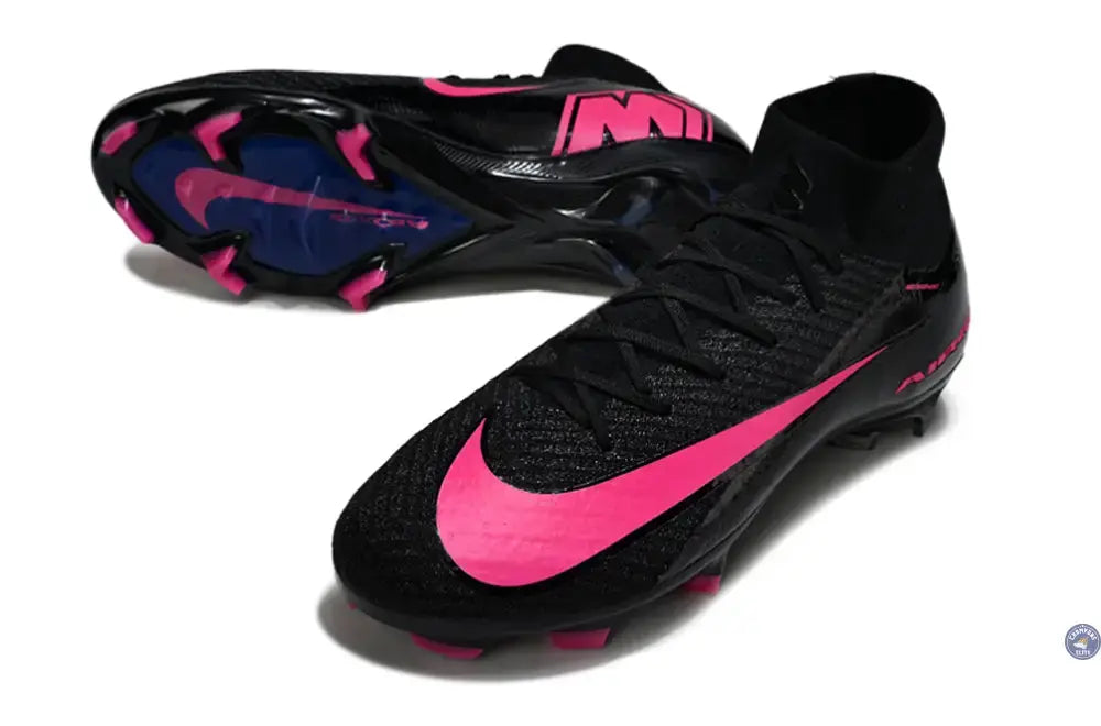Image of Nike Air Zoom Mercurial Superfly 10 FG - Noir/Rose/Bleu