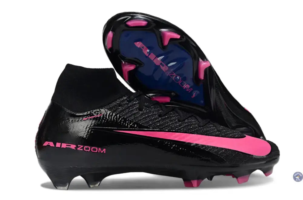 Nike Air Zoom Mercurial Superfly 10 FG - Noir/Rose/Bleu