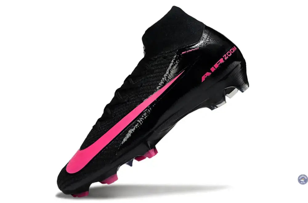 Image of Nike Air Zoom Mercurial Superfly 10 FG - Noir/Rose/Bleu
