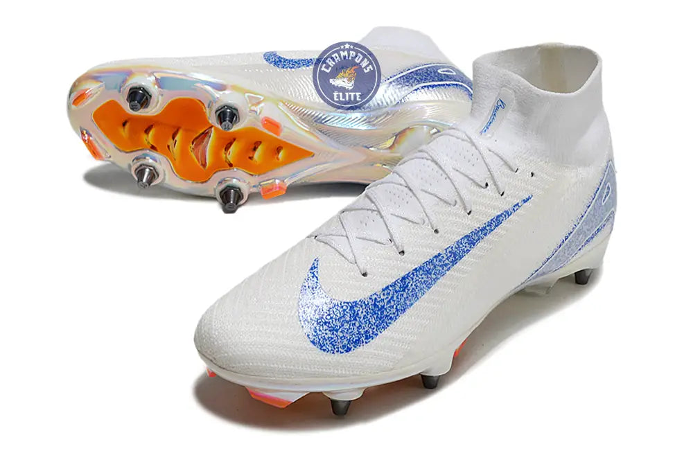 Image of Air Zoom Mercurial Superfly 10 SG Blueprint - Blanc/Bleu
