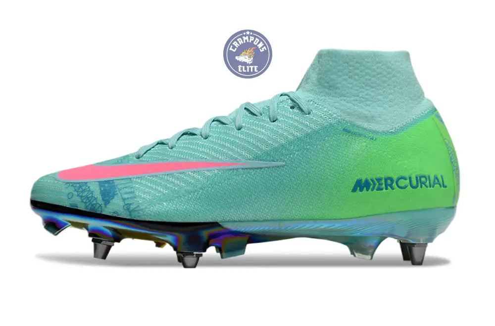 Image of Air Zoom Mercurial Superfly 10 SG Cosmic Speed 2 - Turquoise/Noir ÉDITION LIMITÉE