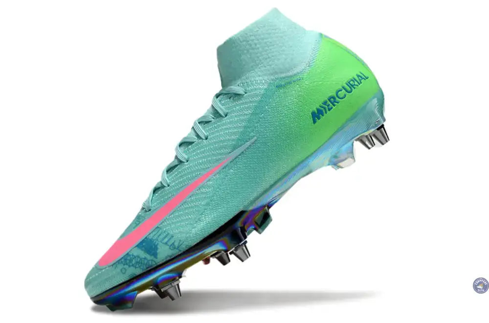 Image of Air Zoom Mercurial Superfly 10 SG Cosmic Speed 2 - Turquoise/Noir ÉDITION LIMITÉE
