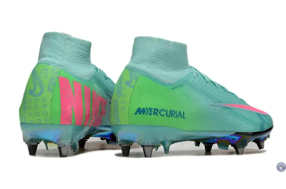Image of Air Zoom Mercurial Superfly 10 SG Cosmic Speed 2 - Turquoise/Noir ÉDITION LIMITÉE
