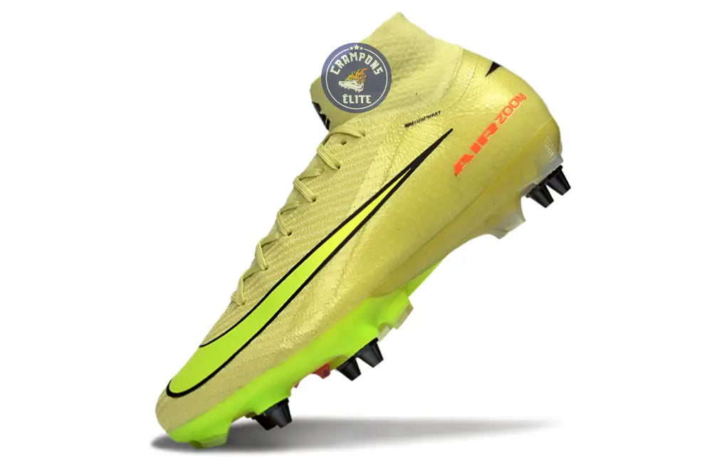 Nike Air Zoom Mercurial Superfly 10 SG Max Voltage - Vert/Jaune Fluo/Orange