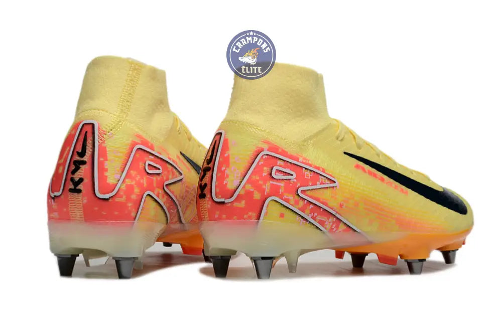 Image of Air Zoom Mercurial Superfly 10 SG Mbappé Personal Edition - Orange/Bleu