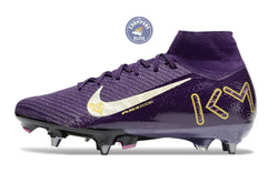 Image of Air Zoom Mercurial Superfly 10 SG Mbappé Personal Edition - Violet/Blanc