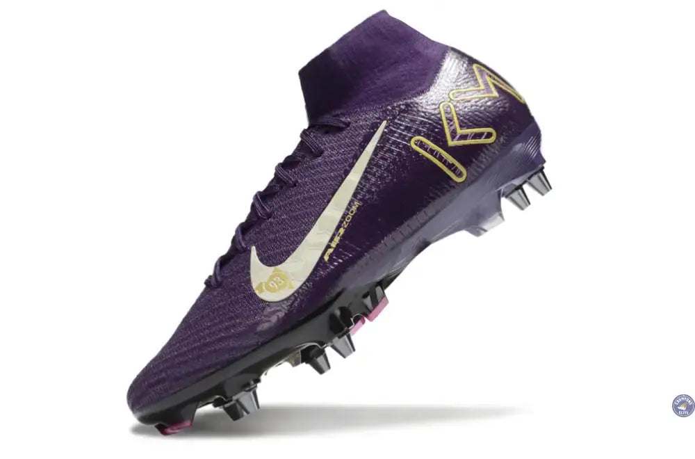 Image of Air Zoom Mercurial Superfly 10 SG Mbappé Personal Edition - Violet/Blanc